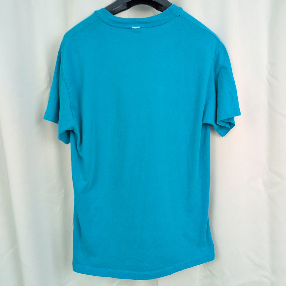 Vintage 90's Bicycle Adventures Turquoise-ish T-Shirt Large - Picture 7 of 7